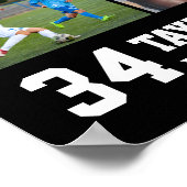 Basketbalspeler Senior Sport Team Fotocollage Poster (Hoek)