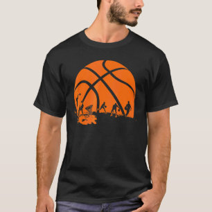 Basketbalspelers Grote Mannen Vrouwen Kind 2 T-shirt