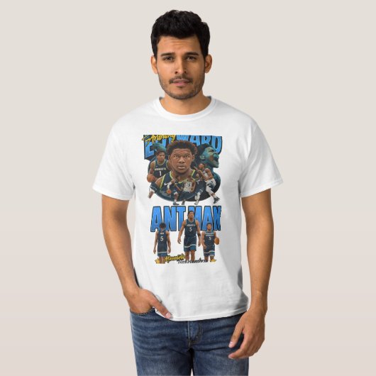 Basketbalspelers T-shirt (Voorkant volledig)