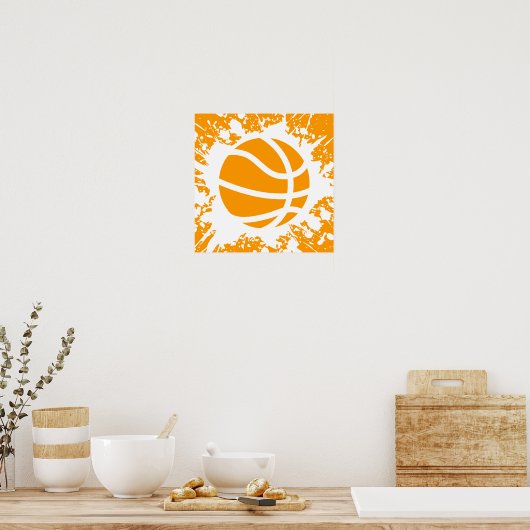 basketbalsplatten poster (Keuken)