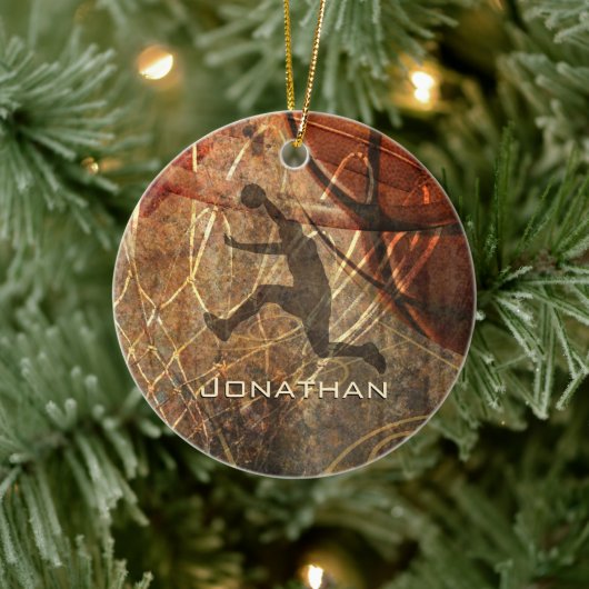 basketbalsport keramisch ornament (Boom)