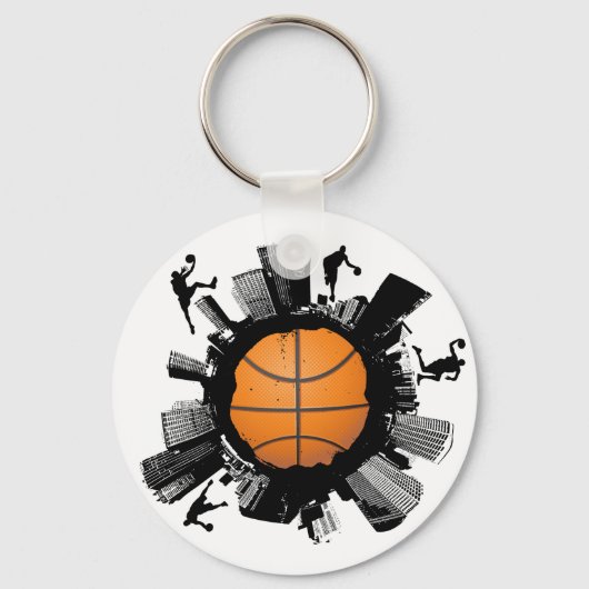 Basketbalstad Sleutelhanger (Voorkant)