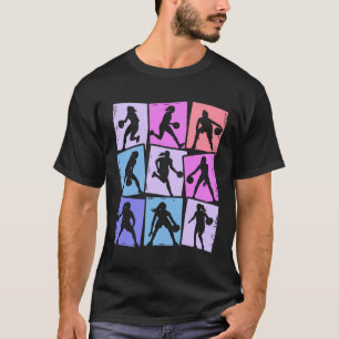 Basketbalster Kinder Vrouwen Meisjes T-shirt