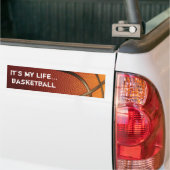 basketbalsticker bumpersticker (Op Truck)