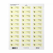 Basketbalsymbool Etiket (Full Sheet)