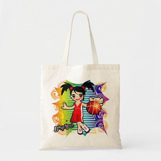 basketbaltas tote bag (Voorkant)