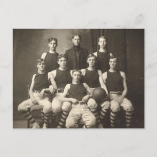  Basketbalteam Briefkaart