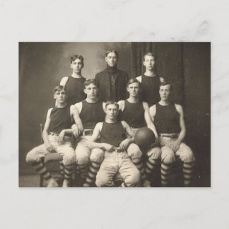  Basketbalteam Briefkaart