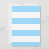 Basketbalteam Einde van het seizoen Luncheon Blue  Kaart (Achterkant)