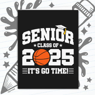 Basketbalteam klasse 2025 Afstuderen Senior 2025 Kaart