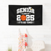 Basketbalteam klasse 2025 Afstuderen Senior 2025 Spandoek (Insitu)