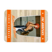 Basketbalteam  Oranje Souvenir Magneet (Horizontaal)
