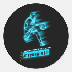 basketbalteam ronde sticker