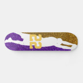 Basketbalteam Sport Glitter High School College Skateboard (Horizontaal)