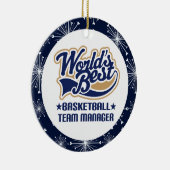 Basketbalteammanager Keramisch Ornament (Rechts)