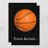 Basketbalthema Kaart (Voorkant / Achterkant)