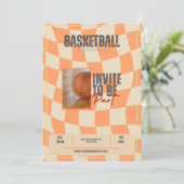 Basketbaltoernooi Kaart (Staand voorkant)