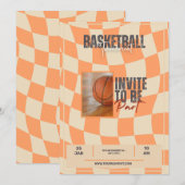 Basketbaltoernooi Kaart (Voorkant / Achterkant)