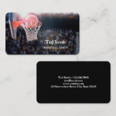 basketbaltrainer visitekaartje (Voorkant / Achterkant)