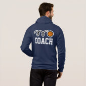 Basketbaltrainingjas mannen hoodie (Achterkant volledig)