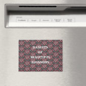 Baskets Of Beautiful Blossoms Magneet (Insitu (Vaatwasser))