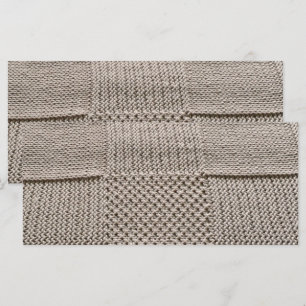 Basketweave Patchwork Knit van Shirley Taylor