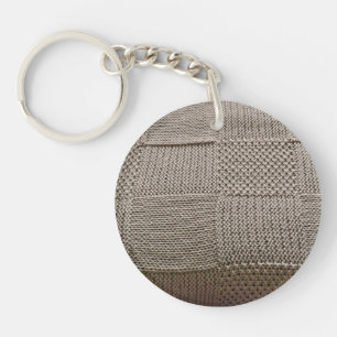 Basketweave Patchwork Knit van Shirley Taylor Sleutelhanger