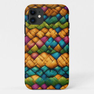 Basketweave patroon iPhone 11 hoesje