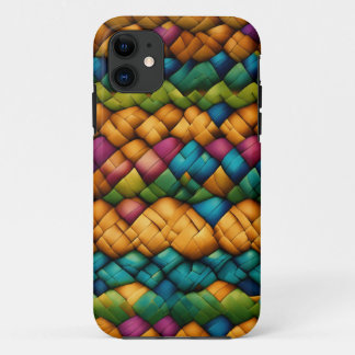 Basketweave patroon iPhone 11 hoesje