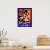 "Basking in the Sun" door Zermeno Poster (Keuken)