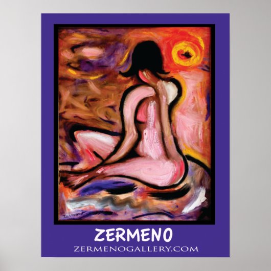 "Basking in the Sun" door Zermeno Poster (Voorkant)