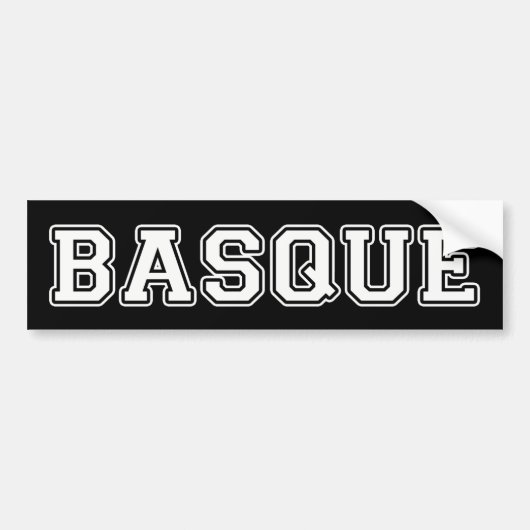 Baskisch Bumpersticker (Voorkant)