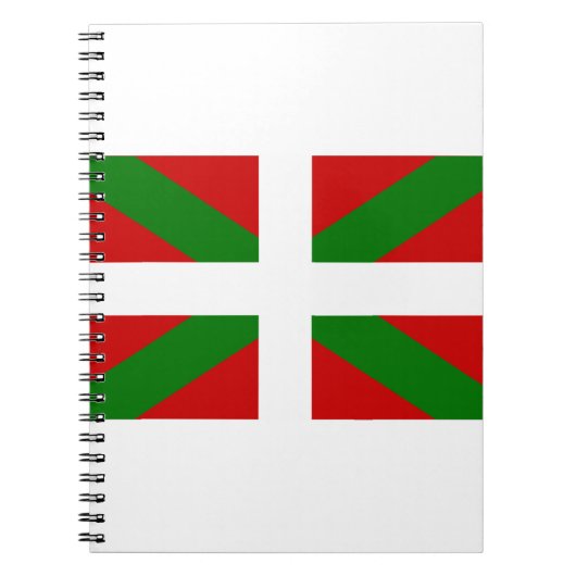 Baskisch Flag Notitieboek (Voorkant)