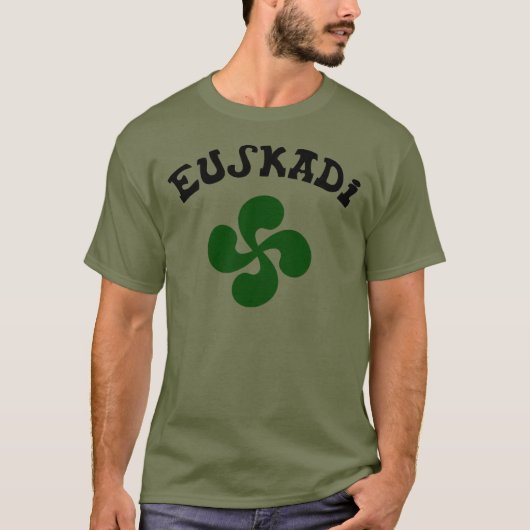 Baskisch kruis Euskadi Verte T-shirt (Voorkant)
