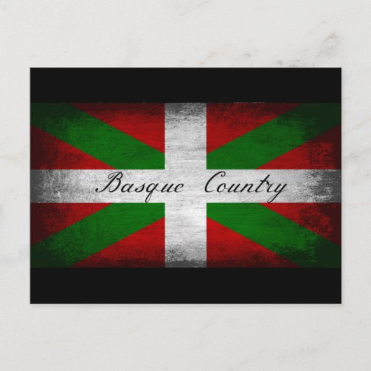 Baskisch land - vlag briefkaart (Voorkant)