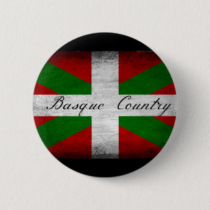 Baskisch land - vlag ronde button 5,7 cm
