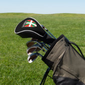 Baskisch landschild golfheadcover (Insitu)