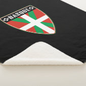 Baskisch landschild sherpa deken (3/4)