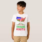 Baskische Amerikaanse rots T-shirt (Voorkant volledig)