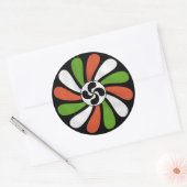 Baskische Bloem Sticker (Envelop)