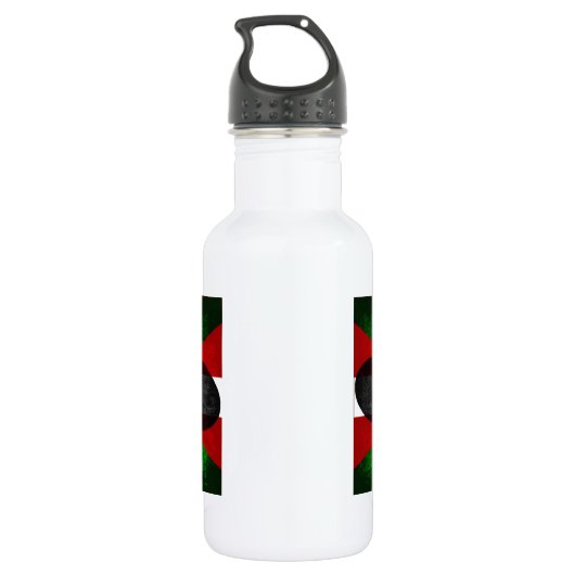 Baskische vlag en dwars waterfles  (Achterkant)