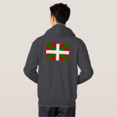 Baskische vlag hoodie (Achterkant volledig)
