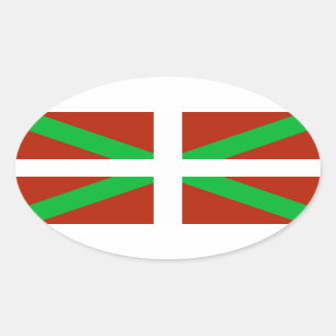 Baskische vlag Ikurrina Sticker