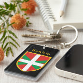 Baskische vlag sleutelhanger (Voorkant Rechts)