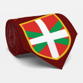 Baskische vlag stropdas (Opgerold)