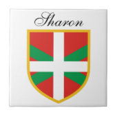 Baskische vlag tegeltje (Voorkant)