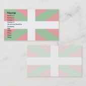Baskische vlag visitekaartje (Voorkant / Achterkant)