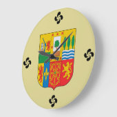 Baskische wandklok grote klok (Hoek)