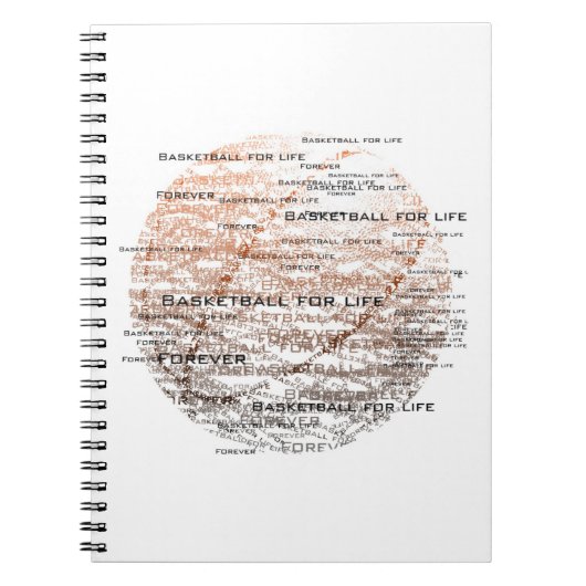Basktetball pendant la vie, pour toujours carnet (Devant)