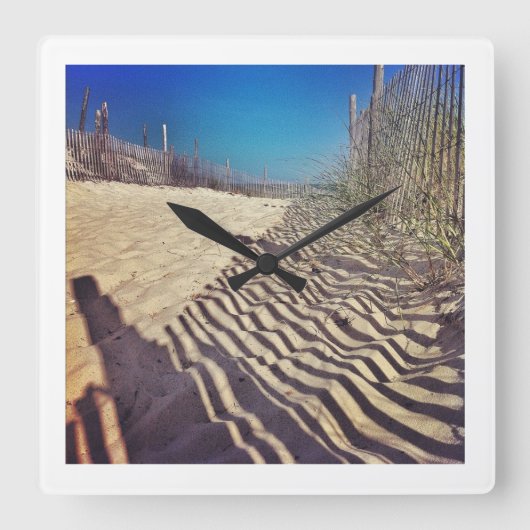 Basktijd Vierkante Klok (Voorkant)